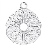 10pcs Star Plate Charms Stainless Steel Pendant for Punk Necklace