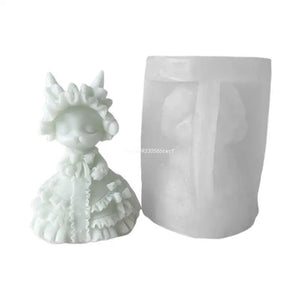 Sophie Rabbit Soap Silicone Mold Rabbit Bow Handbag Ornaments Mold Dropship