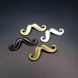 Vintage 17x43mm Mustache Pendant Charm DIY Supplies