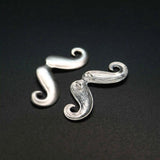 Vintage 17x43mm Mustache Pendant Charm DIY Supplies