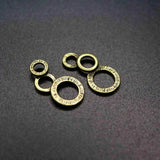 Vintage Silver Plated Brass DIY Charm Supplies