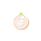 Enamel Music Disc Charms Pendant for DIY Jewelry Making