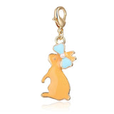 Drip rabbit lobster clasp DIY accessories DZ131 pearl pendant