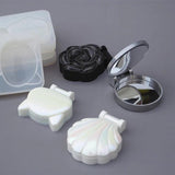 Crystal Makeup Mirror Silicone Epoxy Mould UV Resin Molds