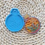 5Pcs Vase Bottle Silicone Keychain Mold Resin Pendant Craft Tool