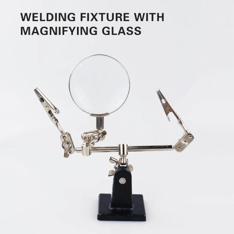 3-In-1 Welding Magnifying Glass Stand Repair Tool
