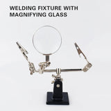 3-In-1 Welding Magnifying Glass Stand Repair Tool