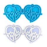 Heart Earring Charms Epoxy Resin Mold for Crafts Making