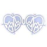 Heart Earring Charms Epoxy Resin Mold for Crafts Making