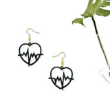 Heart Earring Charms Epoxy Resin Mold for Crafts Making
