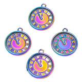 10PCS Clock Pendant Charm Alloy DIY Jewelry Accessories