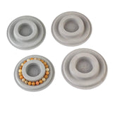 Gray Flocked Bead Board DIY Bracelet Necklace Organizer