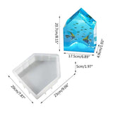 House Geometry Mirror Silicone Mold Oversized Animal Plant House Mold