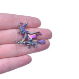 10PCS/Lot Witch Pendant Charm Electroplated Alloy DIY Jewelry Supplies