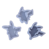 3 Cartoon Pikachu Silicone Mold UV Resin DIY Jewelry Decorations