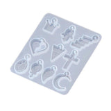 Flower Moon Butterfly Earring Resin Molds for Epoxy Casing