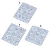 Flower Moon Butterfly Earring Resin Molds for Epoxy Casing