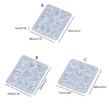 Flower Moon Butterfly Earring Resin Molds for Epoxy Casing