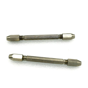 2PCS Double Ended Mouth Pin Vise Hand Drill Wire Gauge Bit Holder