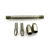 2PCS Double Ended Mouth Pin Vise Hand Drill Wire Gauge Bit Holder