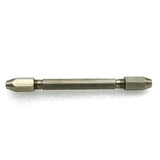 2PCS Double Ended Mouth Pin Vise Hand Drill Wire Gauge Bit Holder