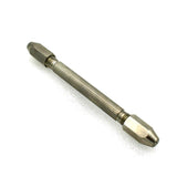 2PCS Double Ended Mouth Pin Vise Hand Drill Wire Gauge Bit Holder