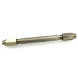 2PCS Double Ended Mouth Pin Vise Hand Drill Wire Gauge Bit Holder