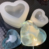 3D Love Silicone Mold for Epoxy Resin DIY Jewelry Pendant