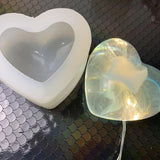 3D Love Silicone Mold for Epoxy Resin DIY Jewelry Pendant