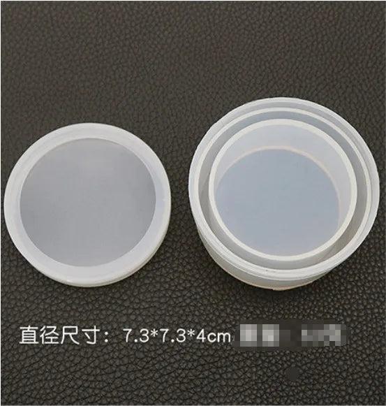 Transparent Silicone Pendant Mould Resin Craft Storage Box Mold