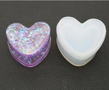 Transparent Silicone Pendant Mould Resin Craft Storage Box Mold