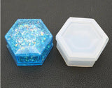 Transparent Silicone Pendant Mould Resin Craft Storage Box Mold