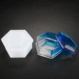 Silicone Necklace Mold Resin Craft DIY Hexagonal Box Epoxy Jewelry