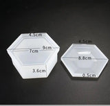 Silicone Necklace Mold Resin Craft DIY Hexagonal Box Epoxy Jewelry