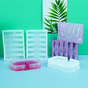 Silicone Soap Dish Mold for Epoxy Resin DIY Soap Holder