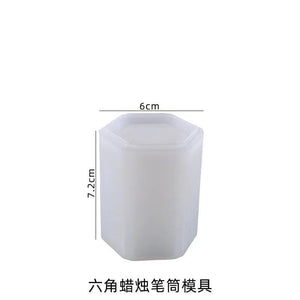 Crystal Resin Silicone Mold Cylindrical Pen Storage Holder