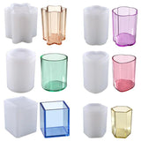 Crystal Resin Silicone Mold Cylindrical Pen Storage Holder