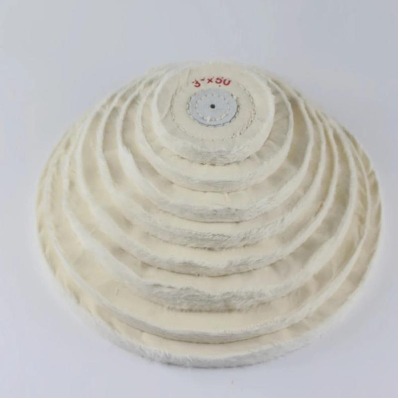 Yellow Cotton Lint Cloth Buffing Wheel for Jewelry Polishing