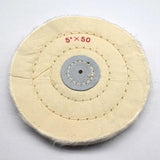 Yellow Cotton Lint Cloth Buffing Wheel for Jewelry Polishing