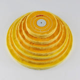 Yellow Cotton Lint Cloth Buffing Wheel for Jewelry Polishing