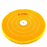 Yellow Cotton Lint Cloth Buffing Wheel for Jewelry Polishing