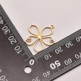 18K Gold-Plated Flower Shape Pendant JA0134