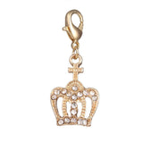 Crystal Crown Rhinestone Pet Collar Charm DZ115