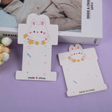 50Pcs Cartoon Rabbit Jewelry Packaging Materials Hanging Cards Tags