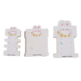 50Pcs Cartoon Rabbit Jewelry Packaging Materials Hanging Cards Tags