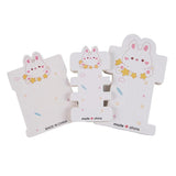 50Pcs Cartoon Rabbit Jewelry Packaging Materials Hanging Cards Tags