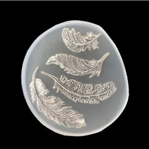 Transparent Silicone Mould Resin Craft DIY Feather Shape