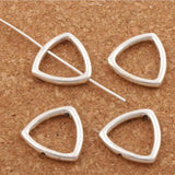 Triangle Bead Frame Charm 14.9x14.9mm 45pcs
