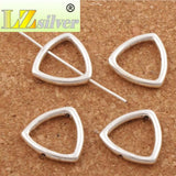 Triangle Bead Frame Charm 14.9x14.9mm 45pcs