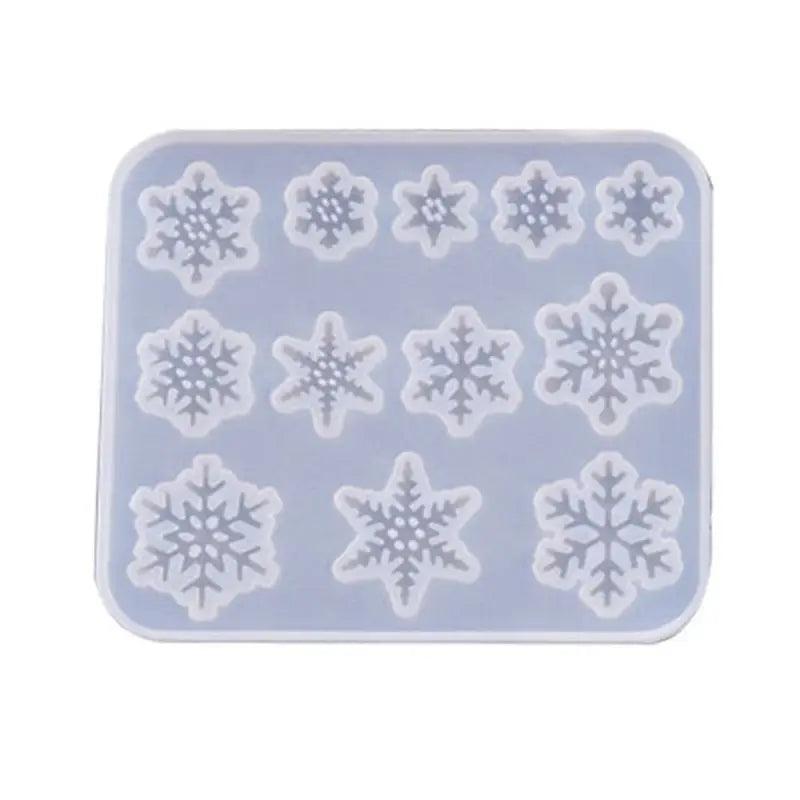 Square/Snowflake Silicone Molds for Resin Charms Pendants